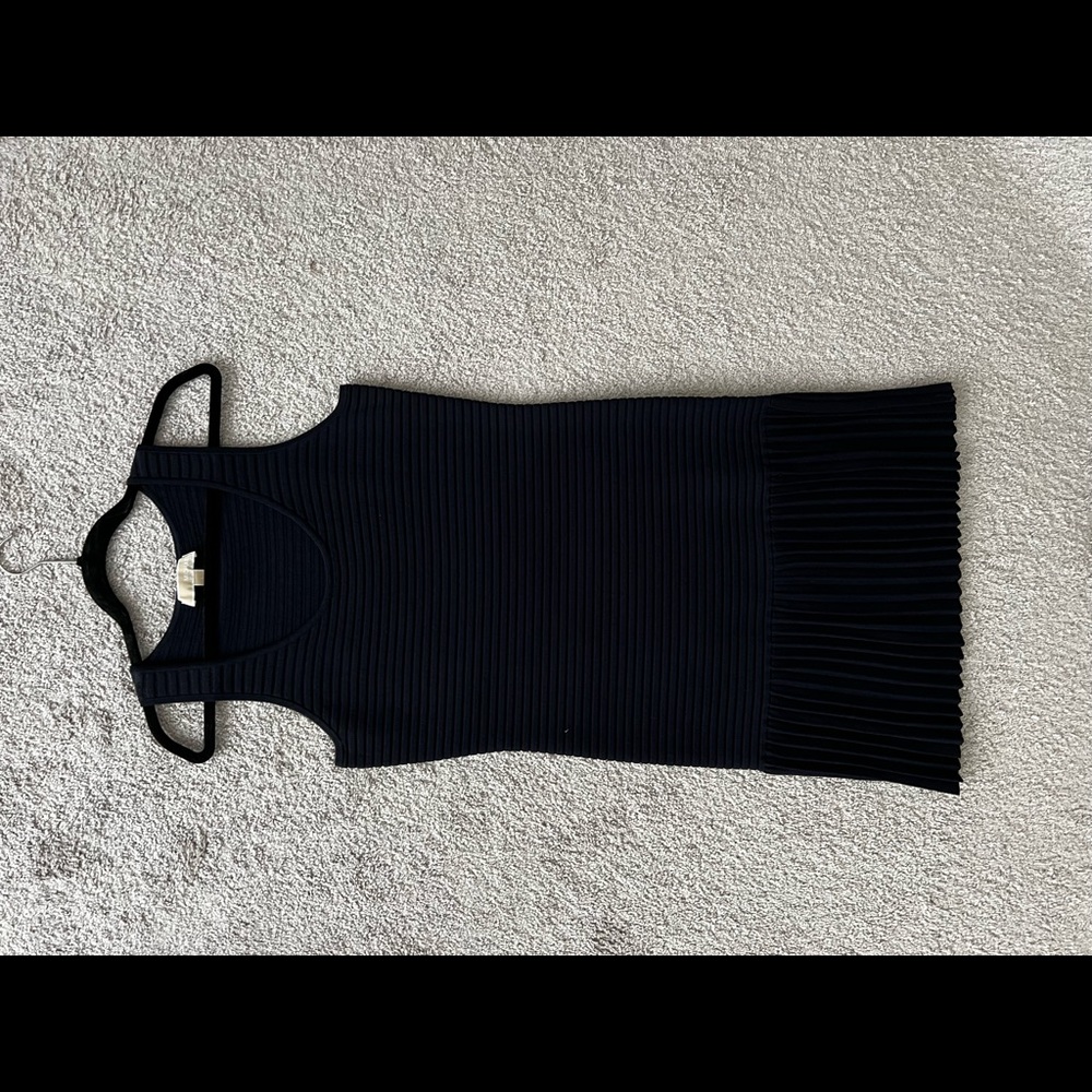 Michael by Michael Kors Navy knitted dress